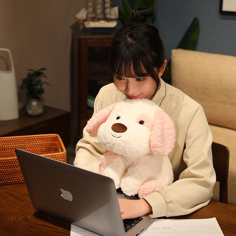 20/30cm Kawaii Teddy Dog Plush Toy Doll Cute Stuffed Animal Dog Plushies Cute Birthday Gift for Girls Boys Kids Home Decor