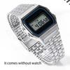 Vintage Metall Uhrenarmband für Casio SGW400 F91W F84 F105/108/A158/168 AE1200/1300 Hohe Qualität 18mm Edelstahl Armband