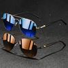 2 PCS Fashion Vintage Oval  Sunglasses Men Women Fishing Driving Man Luxury Brand Designer Sun  Glasses Anti-Glare Retro Eyewr