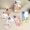 Character Bubu And Dudu Transparent Phone Case For IPhone 16 15 14 13 12 11 Pro Max Plus Soft Cover