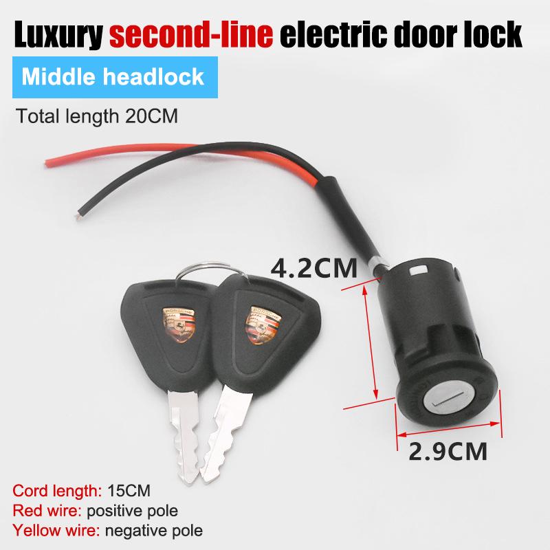 Electric Bicycle Ignition Switch Key Power Lock For Electric Scooter Portable Key Power Lock E-Bike Components Parts