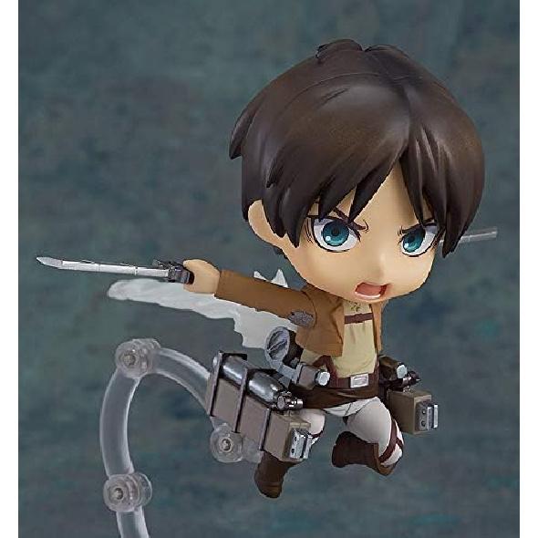 Good Smile Attack On Titan: Eren Yeager Nendoroid Action Figure, Multicolor