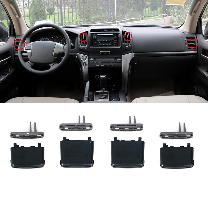 For Toyota Land Cruiser 200 LC200 FJ200 2008-2017 Car Front Dashboard A/C Air Conditioning Outlet Air Conditioner Vents Tab Clip