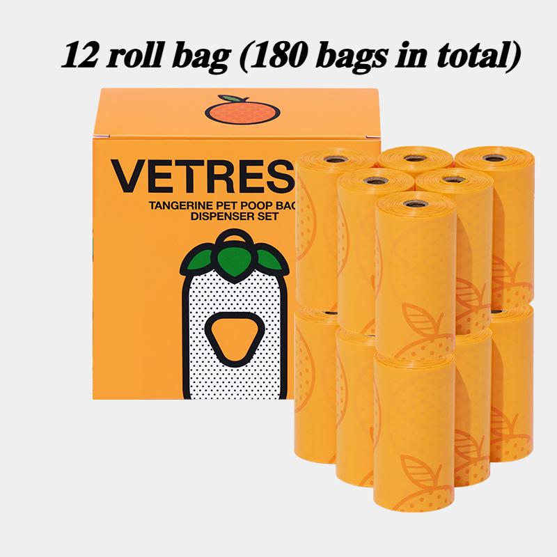 Potty Bag Outdoor Dog Walk Potty Set Strong Bearing Capacity Thickened Portable Garbage Bags Strong and Durable Pet Products