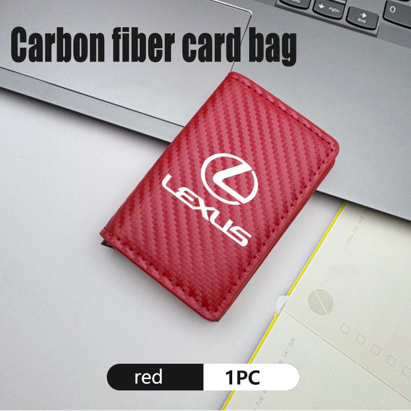 

For Lexus Men s Wallet Bag Credit Card Clip Ultra Thin Magnetic RFID Anti Theft Brush Card Bag CT ES GS NX IS250 CT200h IS300h