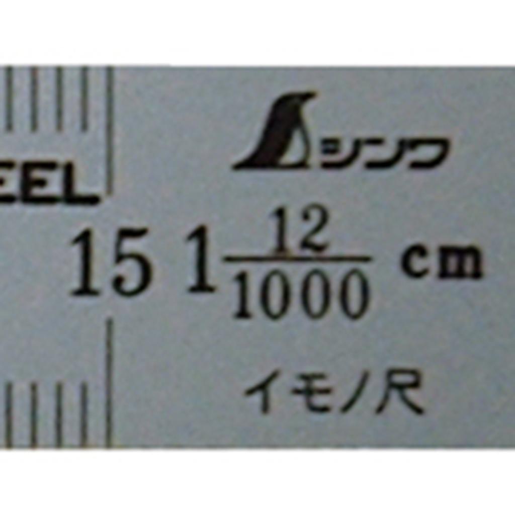 Shinwa Sokutei Imono Shaku 15cm 12 Cm Display Silver 18023