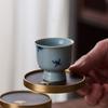 Wooden Coaster  6 Pcs Heat Resistant Non Slip Tea Cup Mat Decor Round Drink Coasters for Kitchen Table Coffee Office Home