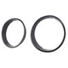 Headlight Bezel Covers, Black Headlight Bezels for Toyota TJ 1997-2006 - Scratch-Free Decorative Headlamp Trim Rings (2pcs)