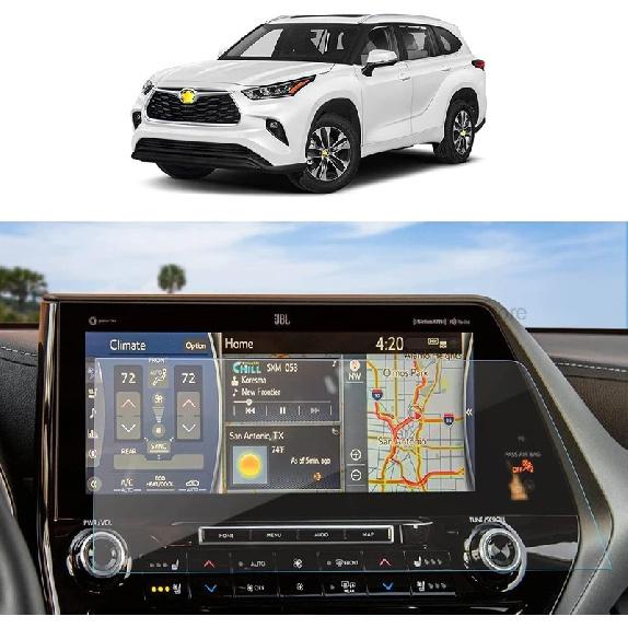 Tempered Glass Screen Protector For Toyota Highlander    12.3 inch Car gps Navigation anti-scratch