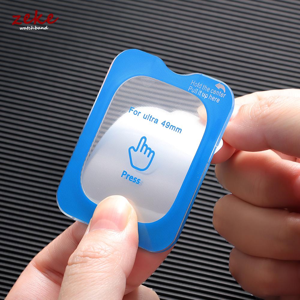 1/3/5Pcs Tempered Glass Screen Protector for Apple Watch Ultra 49mm Accessories HD Film IWatch Ultra Automatic Installation Kits