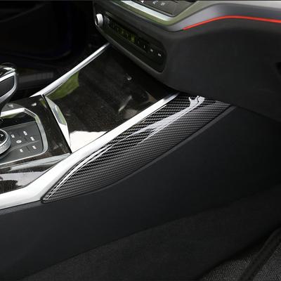 2Pcs Car Interior Center Console Gear Side Decorative Strip Cover Trim Stickers Accessories For BMW 3 Series G20