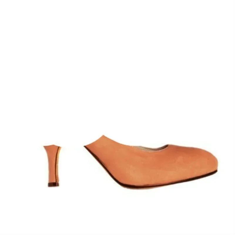 Nuove donne pompe classiche sexy dita dei piedi 6,5 cm metà Med gattino tacchi alti scarpe primavera design di marca abito nero scarpe da sposa