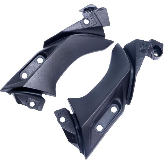 Pair ABS Side Mid Trim Cover Panel Bracket Fairing Cowling for Yamaha YZF R1 2004 2005 2006, Black