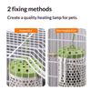 Heat Lamp Cover for Reptiles Ensuring Even Heat Dispersion and Enhancing Protections in Enclosures Bird Cage Accessory