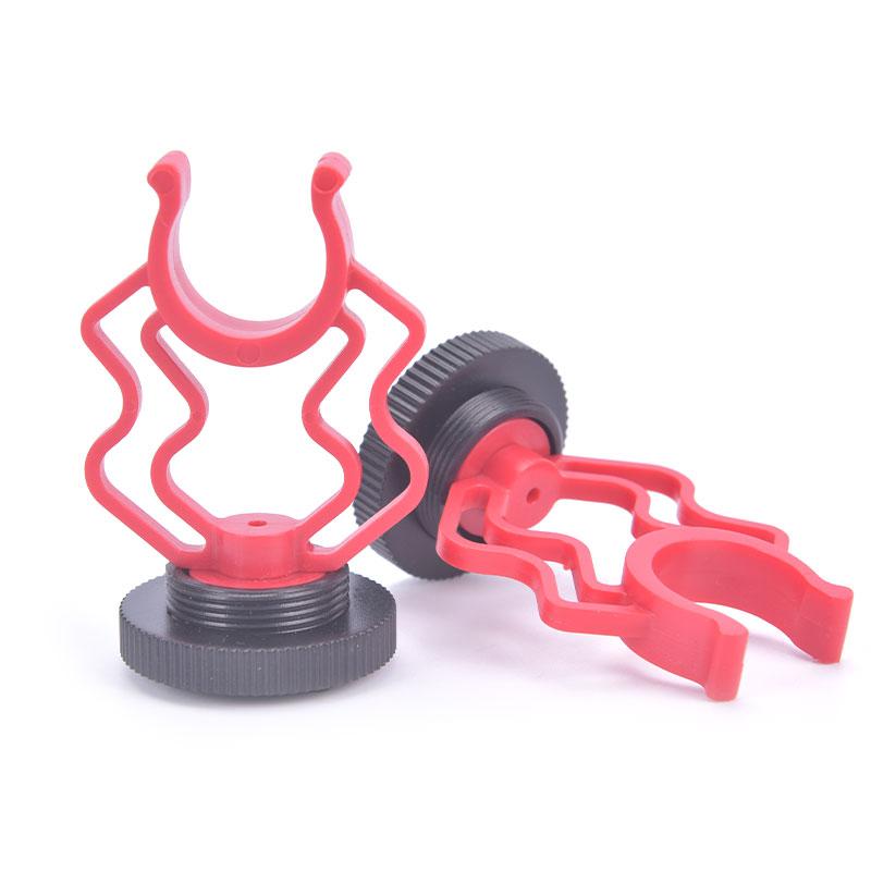Universal Shock Mount Cold Shoe Mount Adapter Abs Plastic Microphone