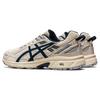 Asics Gel-Venture 6 Tecido Patchwork Couro Sintético Tênis de Corrida Cano Baixo Tênis de Corrida Unissex Branco Azul 1203A239-200