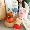 Chien Fruit Animal Peluche Jouet Cochon Lapin Poupée en Peluche Mignon Chapeau Citrouille Capybara Poupée en Peluche Décoration de Chambre