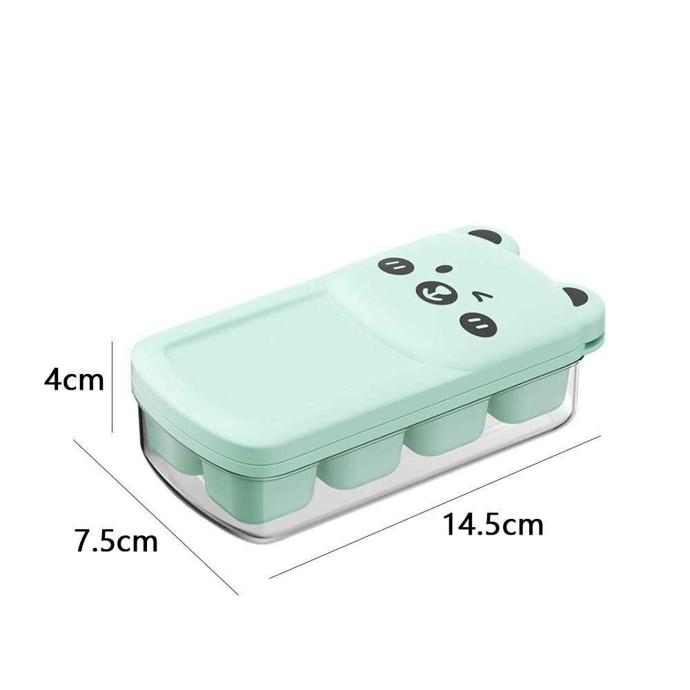 Mini Ice Cube Mold Easy Release Freezer Storage Box New Ice Cube Maker Kitchen