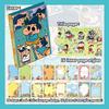 Cartoon Simple A5 Hard Shell Color Page Notebook Kawaii Anime  Homework Drawing Student Diary Handbooks Birthday Gifts