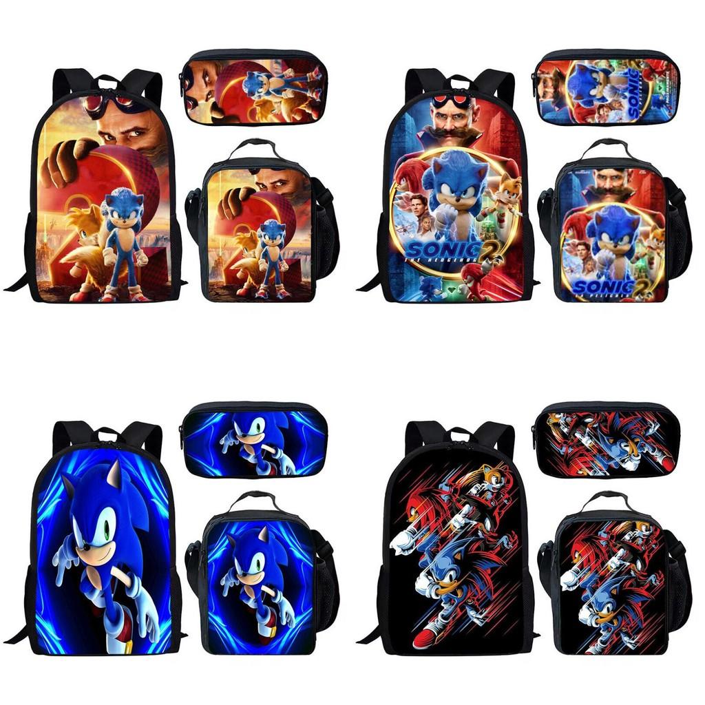 Piece 3 Pattern Schoolbag Lunch Bag Pencil Case Kids Set