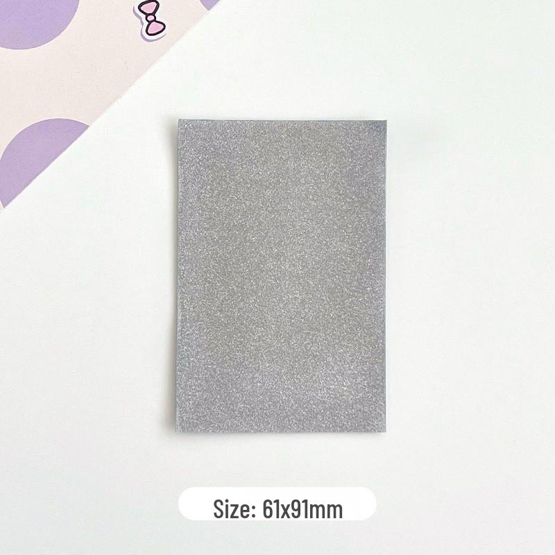 Transparent Two-Layer Macaron Color Card Holder for Photos and Small Cards