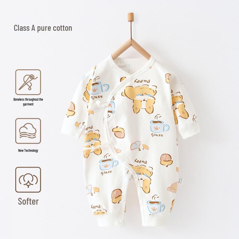 Baby-Body aus reiner Baumwolle - Mönch-Strampler für Neugeborene für alle Jahreszeiten (0-3 Monate)