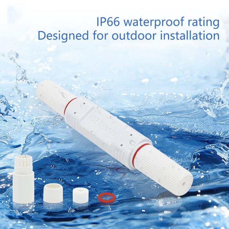 500m Extension POE Extender 10/100Mbps POE Amplifier RJ45 Ethernet POE Extender for POE Camera and Wireless