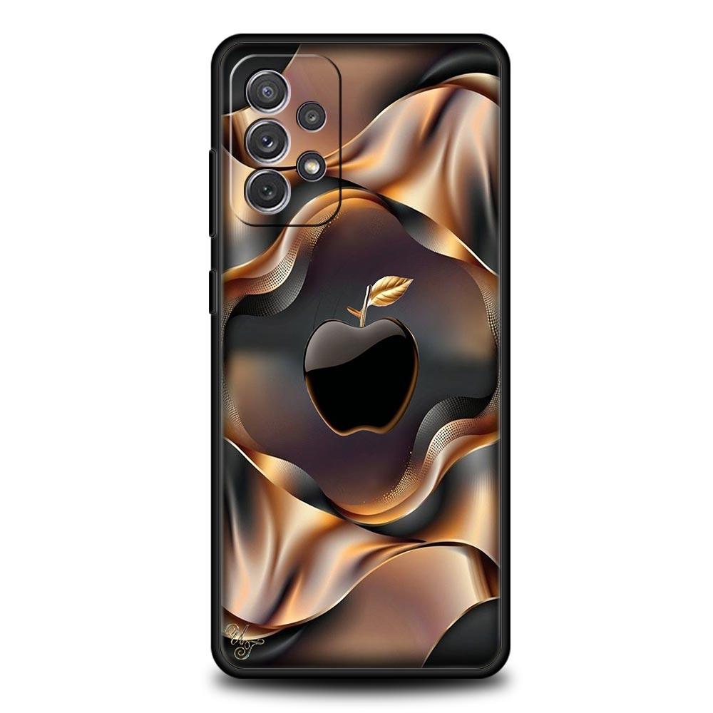 Счастливый черный чехол для телефона Apple для Samsung Galaxy A55 A35 A15 A14 A13 A25 A54 A51 A71 A72 A73 A32 A52 A41 5G Мягкий ТПУ чехол Capas samsung a32 4g black