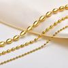 Classic AAA Zircon Tennis Bracelet for Women, Stainless Steel Oval Beads Chain Bracelets, Waterproof Fashion Jewelry Daily Party