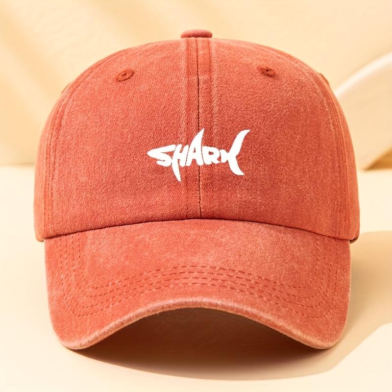 Fashionable Shark Print Baseball Cap, Multifunctional Outdoor Leisure Fisherman Hat, Versatile for Hiking Trips