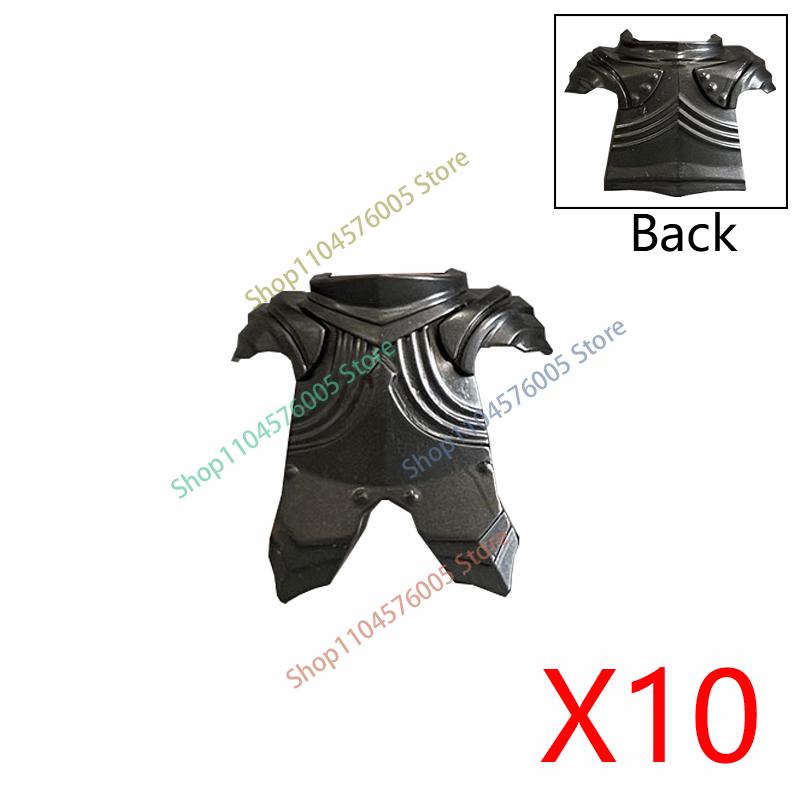 MOC Castello Medievale Cavaliere Armatura Figura Parti Blocchi da Costruzione Tempio Aquila Nera Cavaliere Guerriero Armi Accessorio Mattoncini Giocattolo T01