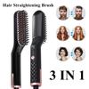 Hair Straightening Comb, Beard Combing Brush, Beard Cream, Women'S Styling Hair Straightening Comb, Men'S Styling Hair Straightening Comb