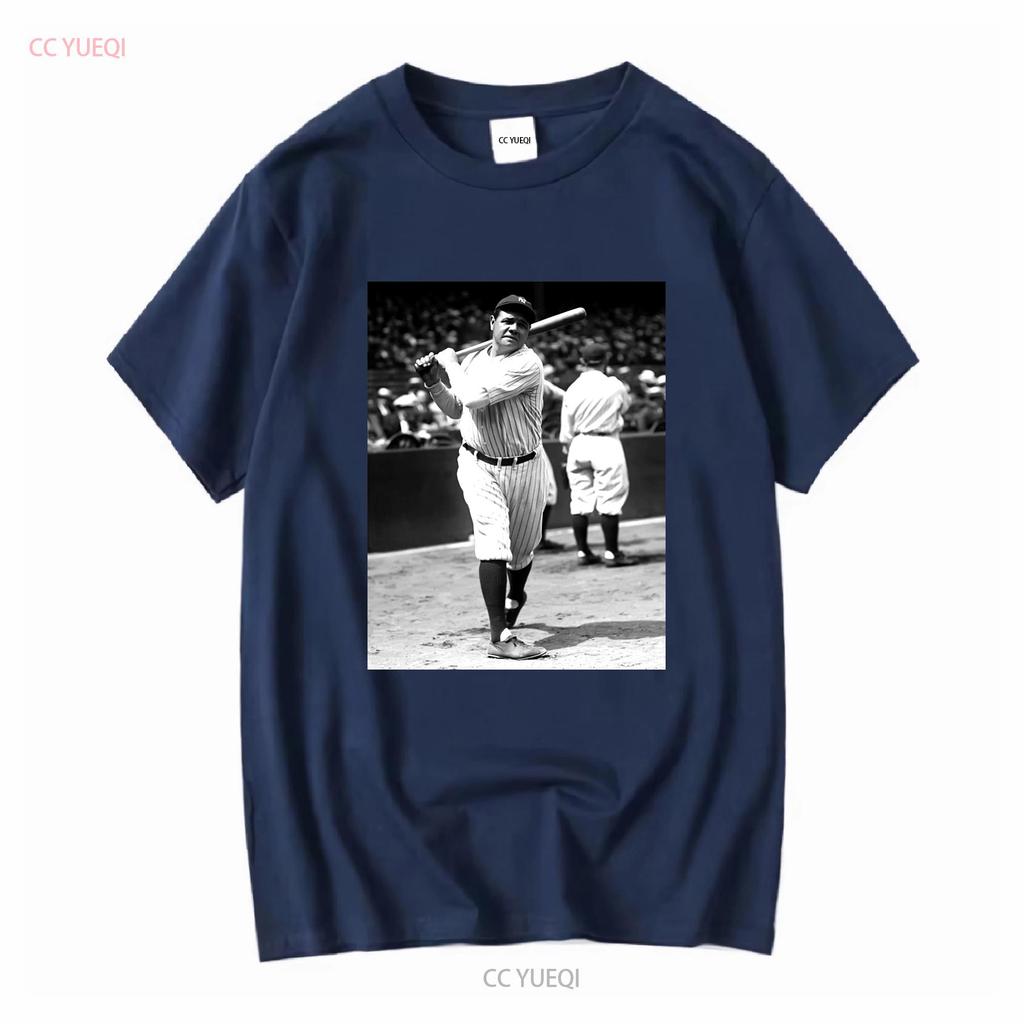 Babe Ruth T Shirt For Fan S 5Xl Vintage Washed Graphic Homme Streetwear Soft Top For Everyday Wear Designer Clothes Breathable