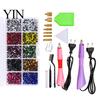 Flatback Rhinestone Setter Wand Hotfix Applicator Kit with 7 Tips, Hot Fix Tool Tool, for DIY Clothing Fabric Craft Projects Shoes Bags