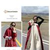 Women's Plus Size Long Velvet Padded Parka - Thick, Warm, Plush Winter Windbreaker