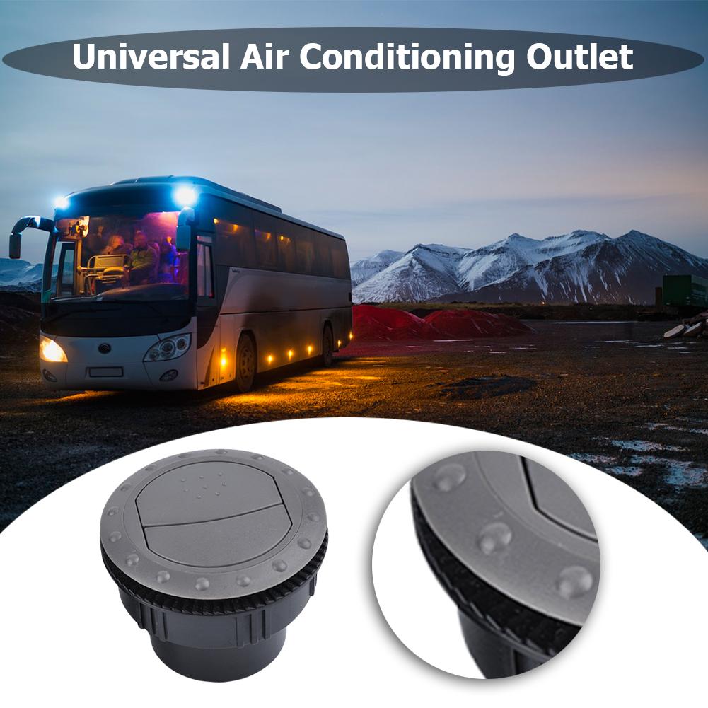 60mm ABS RV Car ATV A/C Vent Air Outlet Open Rotating Interior Round Ceiling
