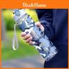 Camouflage Sports Plastic Cup With Oneclick Flip Lid For Outdoor Kids And Students