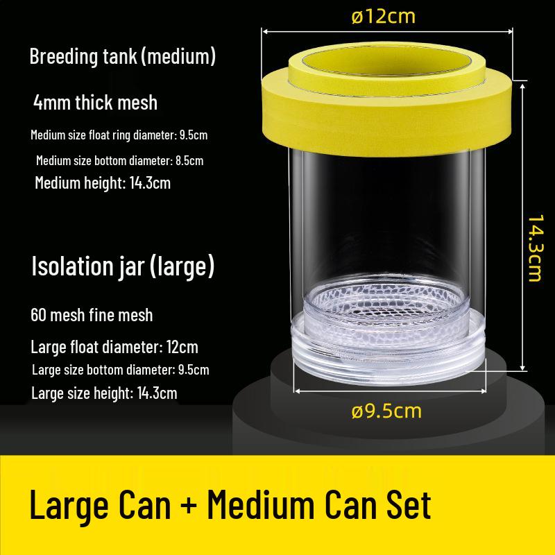 Guppy Breeding Box: Fish Isolation & Hatching Tank for Small Fish Fry & Mother Fish
