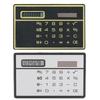 Calculator Mini cu 8 Cifre Ultra Subțire cu Energie Solară și Ecran Tactil Design Card de Credit Calculator Portabil pentru Afaceri Școală