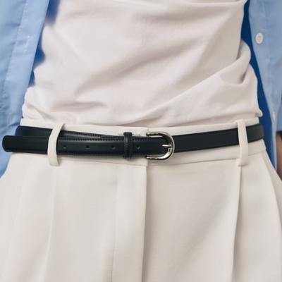 Black Leather Belt With Embossed Logo Dbbe6e746bk