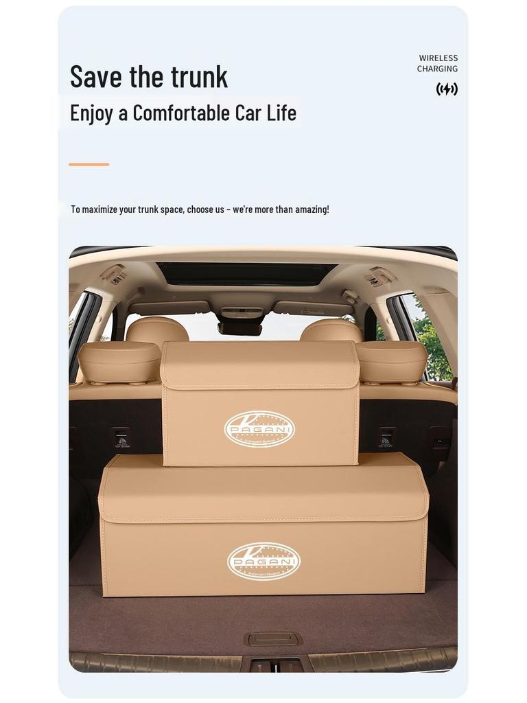 Pagani Huayra Zonda Car Trunk Foldable Storage Box