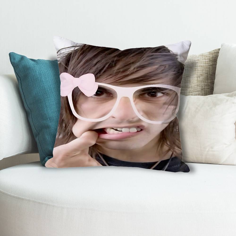 Pop Rock PPierce The VVeil Anime Celebrity Merchandise AllMatch Printed Pillow Case Sofa Car Office Room Decoration Protector