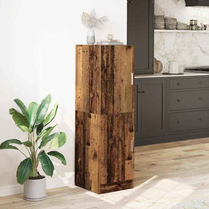 VidaXL Armoire de cuisine vieux bois 38x41,5x131,5 cm bois ingénierie 860119