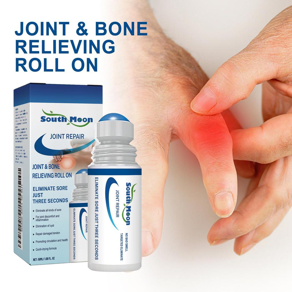 South Moon Joint Care Roll-On Liquid for Body Joints, Wrists, Knees, Lumbar and Cervical Spine Pain Relief Liquid