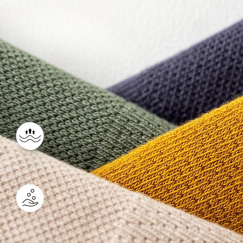 Pure Cotton Socks, Mid-calf Socks, Antibacterial, Deodorizing, Breathable and Sweat-absorbing, Autumn and Winter Socks, Men's Loose-fitting Socks