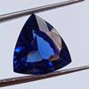 Beautiful Blue Sapphire Natural Trillion Cut 10-11 Ct Certified Loose Gemstone