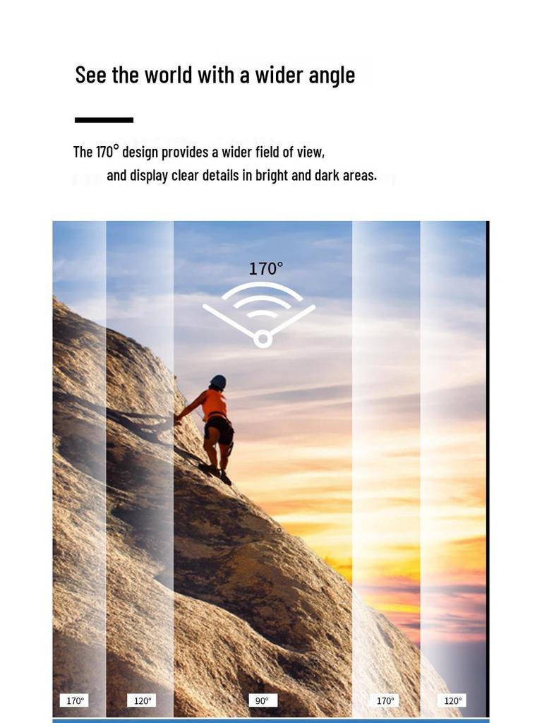 4K Sports Action Camera with Anti-Shake, Touchscreen, Wireless Connectivity, for Cycling & Fishing