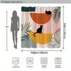 Abstract Cats Shower Curtain - Anti-Mold, Waterproof Bathroom Decor, Unique Gift, Stylish Design, Vibrant
