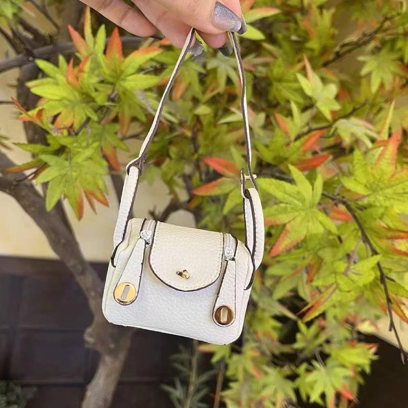 Lindy Cute Bag Pendant With Soft Faux Leather For Keys And Backpack Decor