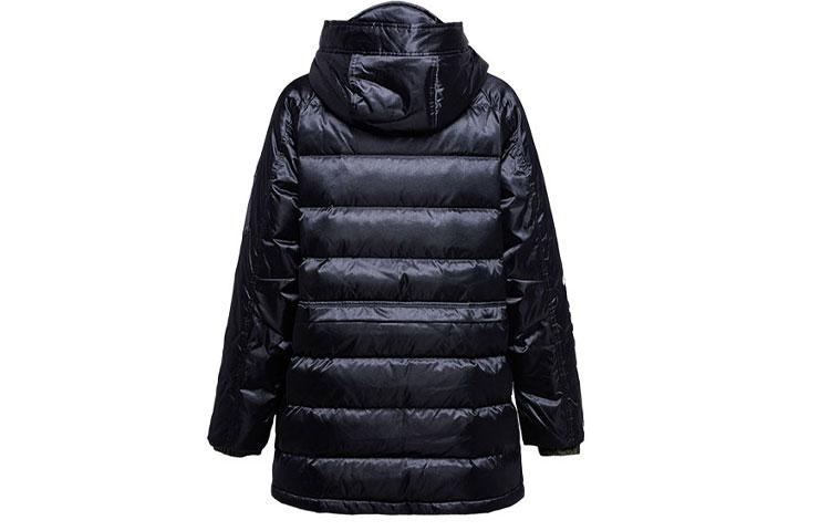 Converse Down Jackets Women's Ink Black Hooded Moderate Other 10006987-A02